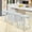 White, variant on Metal Bar Stools Set of 4, Counter Height Stackable Barstools, 24 inch Indoor Outdoor Backless Patio Bar Stool Kitchen Dining Stool, 330Lbs Black