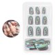 thumbnail image 5 of Uñas Postizas Artificiales, Color Brillante, 12 Tamaños Diferentes, Archivo Fácil De Recortar, Uñas Postizas De Cobertura Completa Para Expertos En Uñas Para Salones De Uñas Cergrey 06, 5 of 8