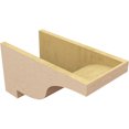 thumbnail image 5 of 10"W x 20"D x 10"H Wide Newport Rough Cedar Woodgrain TimberThane Corbel, Primed Tan, 5 of 6