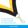 thumbnail image 3 of Uxcell Award Neck Ribbons with Snap Clips, Polyester Striped Medal Lanyards Ribbon, Black Golden 30Pcs, 3 of 6