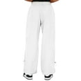 thumbnail image 6 of Franhais Women Cargo Long Pants New Fashion 2023 Drawstring High Waist with Pockets Trousers, 6 of 9