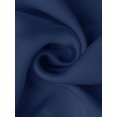 thumbnail image 7 of DARING DIVA Women's Maternity Button Down Collared Short Sleeve Satin Tops L Navy, 7 of 7
