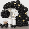 thumbnail image 5 of Kit de arco de globos de 26 colores, corona de globos de látex para fiesta, color negro, blanco, verde, azul, amarillo y rojo, suministros para fiestas, 5 of 5