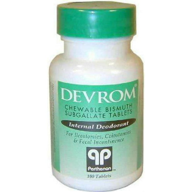 Devrom Internal Deodorant Chewable, 200mg, 100ct 084724000010S1538