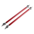 thumbnail image 1 of Universal ajustable aleación de aluminio 8 "-10" 200mm coche parachoques delantero labio Splitter Strut Rod Tie barras de soporte rojo-paquete de 2, 1 of 1