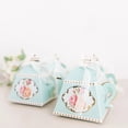 thumbnail image 4 of BalsaCircle 25 Mini Teapot 4" Turquoise Party Favor Boxes Ribbons Wedding Party Decorations, 4 of 8