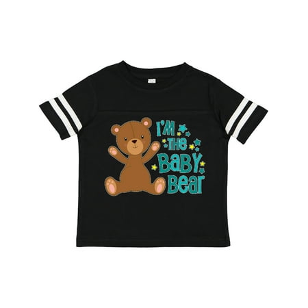 

Inktastic Im the Baby Bear- Teal Letters Gift Toddler Boy or Toddler Girl T-Shirt