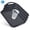 Black, variant on Non Slip Serving Tray With Handles - Regular Size 2pc - Rubber Silicone Grip Anti Spill Plastic Food Carrying Tray - For TV Dinners, Breakfast, Bed & Lap Serving, Coffee Tables, Parties - White