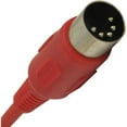 thumbnail image 2 of Seismic Audio SAMIDIRED1, RED MIDI Cable, 1 Foot, 2 of 2