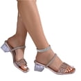 thumbnail image 2 of Willtoo High-Heeled Slippers, Women's Open-Toe Sandals, Summer Casual Shoes, 2 of 6