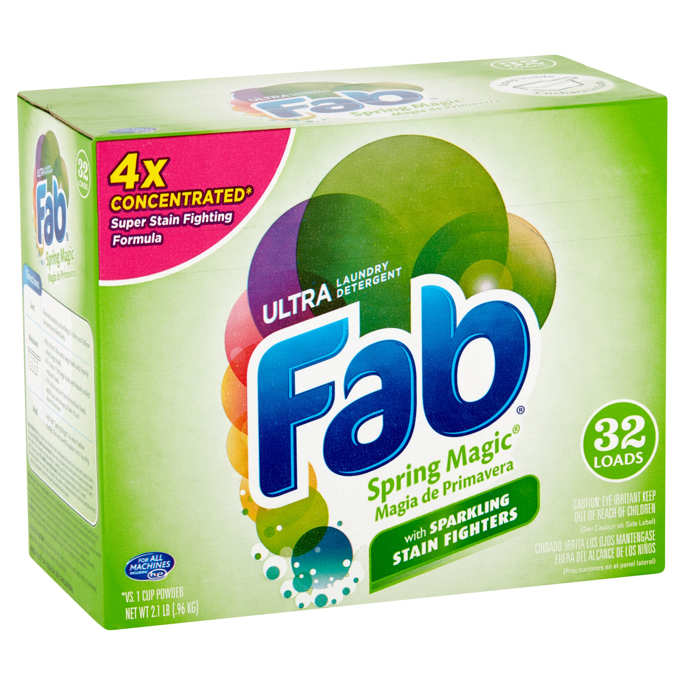 Ultra Fab Spring Magic Powder Laundry Detergent, 2.1 lbs - image 2 of 4