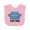 AD-Pink, variant on Inktastic Drag Racing is My Thing with Flags Boys or Girls Baby Bib