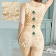 thumbnail image 4 of Faja moldeadora de cuerpo completo para mujer, sin costuras, con cinturón ajustable, moldeadora fuerte, para todo el cuerpo, adelgazante de muslos, push up (XXL), 4 of 5