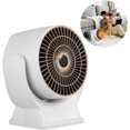 thumbnail image 5 of Mini calentador de 800 W, mini calentador de ventilador de ahorro de energía con calentamiento rápido 3S, calentador de espacio económico silencioso, calentador de espacio pequeño con termostato de of, 5 of 5