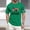 001Green, variant on Mens Usa Flag Graphic Tshirt Crew Neck American Flag Short Sleeve Tee Patriotic Casual Independence Day Loose Shirts Blue 3XL