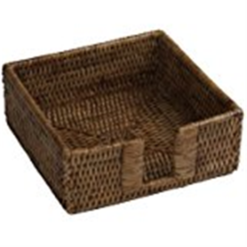 Entertaining with Caspari Rattan Cocktail Napkin Holder