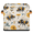 Multicolor 2, variant on CURLYOOT Bee Honey Yellow 11 x 11 Inch Cube Storage Bin, Decorative Storage Cube Foldable Basket with Leather Handle, Fabric Bin for Closet Shelves Home Organizer