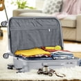 thumbnail image 6 of Hikolayae Crossroad Collection Hardside Spinner Luggage Sets in Silver, 5 Piece - TSA Lock, 6 of 8