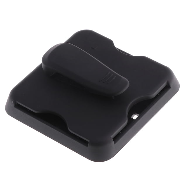 BRIGHTFUFU Organizador multiusos para parasol de coche, tablero de almacenamiento, soporte para gafas de sol (negro)