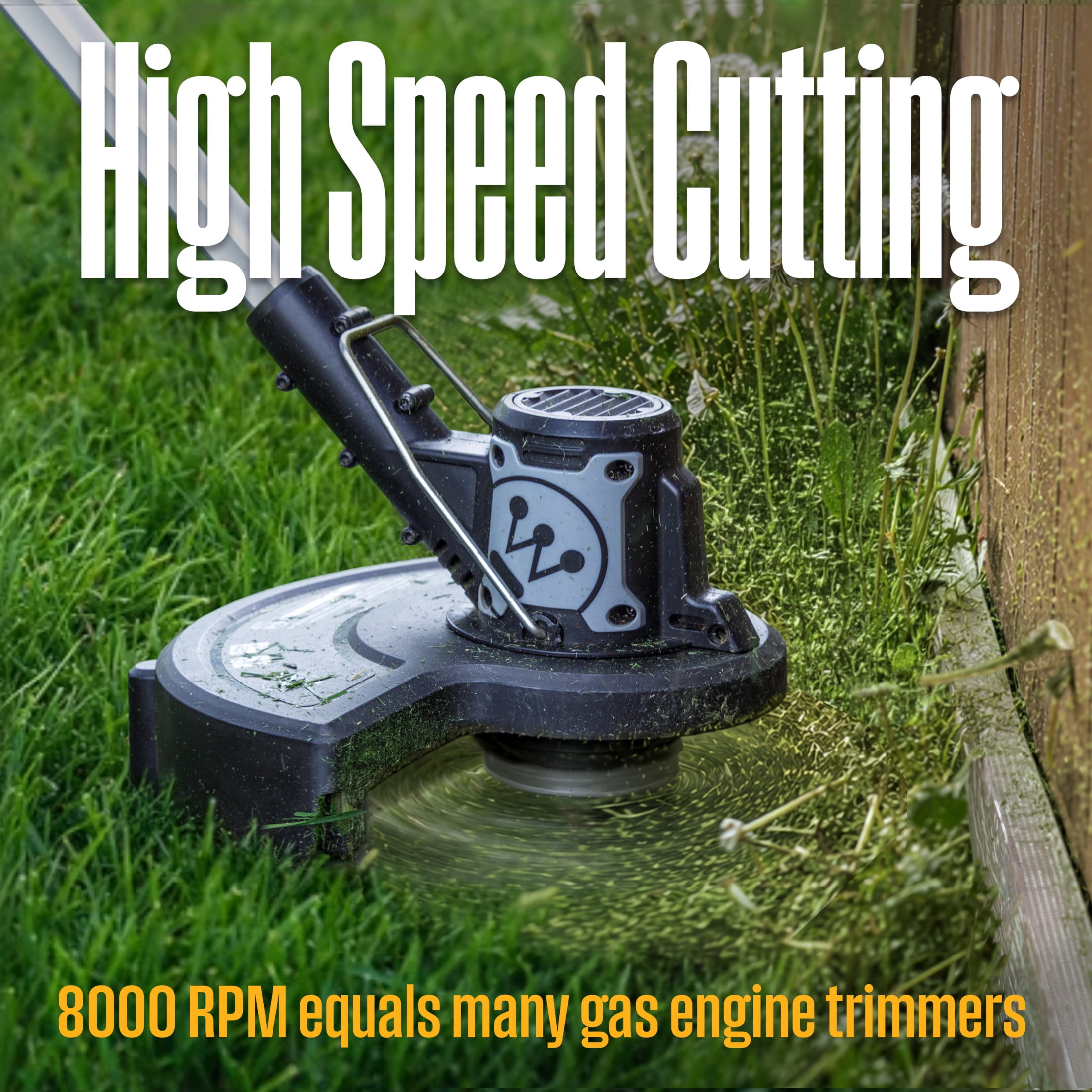 Westinghouse 20V 2-in-1 Cordless String Trimmer and Edger, Tool Only, 12 Inch Cutting Path, up to 8000 RPM