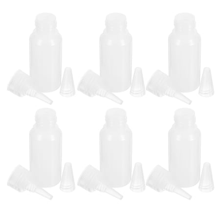 unbranded 6 Pcs Storage Bins with Lids Industrial Glue Bottle