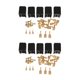 thumbnail image 1 of de de enchufe de montaje de 5 pines 80A de 10 piezas + soporte de base Baoblaze Conector de relé de 5 pines, 1 of 8