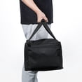 thumbnail image 3 of Stage Lighting Storage Bag for 4 Par Lights Bag with Dividers, Handle,Black, 3 of 7