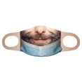 thumbnail image 1 of Nueva cubierta de boca reutilizable con mascaril facial divertida con estampado 3D para hombres, mujeres y adultos Sunnimix cubierta divertida, 1 of 7