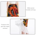 thumbnail image 2 of Peace Sign Stunning Chiffon Women's Summer Beach Dresses with Polyester Straps, 2 of 6
