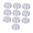 thumbnail image 3 of 10 recipientes vacíos para cosméticos, para té y crema. Plata, 3 of 9
