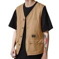 thumbnail image 1 of Gilet d'Été Vintage pour Hommes - Sans Manches pour Extérieur avec Design Plié - Style Décontracté à la Mode pour Quotidien, 1 of 6
