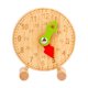 thumbnail image 1 of Reloj didáctico de madera que dice la hora, modelo para niños, niños y niñas, regalo Estilo 1, 1 of 9