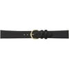Men's 18mm Genuine-Leather Replacement Watch Band, Black
