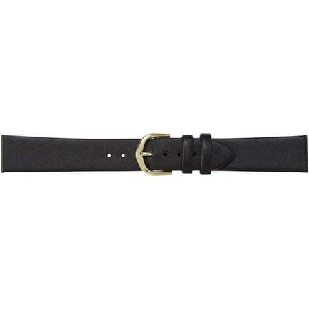 Timex Men's 18mm Genuine-Leather Replacement Watch Band, Black