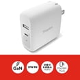 thumbnail image 3 of Staples TECH GaN USB-A/USB-C Wall Charger 37W White (ST62324-CC), 3 of 8