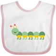 thumbnail image 3 of Inktastic Caterpillar 3 Boys or Girls Baby Bib, 3 of 4