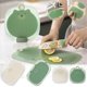 thumbnail image 1 of Xihbxyly Juego de Tablas de Cortar Coloridas para Frutas y Verduras, Seguras E Higiénicas para La Preparación de Alimentos, Diseño Versátil para El Hogar y Picnic, Aptas para Niños, Tamaños Pequeño y, 1 of 2
