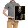 thumbnail image 4 of Nawypu  Black Gold African American Woman Canvas Wall Art, Golden Print Picture Mural Artwork, Modern Framed Poster Girl Bedroom Living Room Home Decoration Ready to Hang, 4 of 4