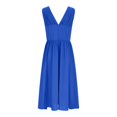 thumbnail image 3 of Vestido de Espalda Abierta para las Mujeres Cuello Sling Detalle de Encaje, Sólido Y Cuadrado Impresión Vestido sin Mangas Casual, 3 of 7