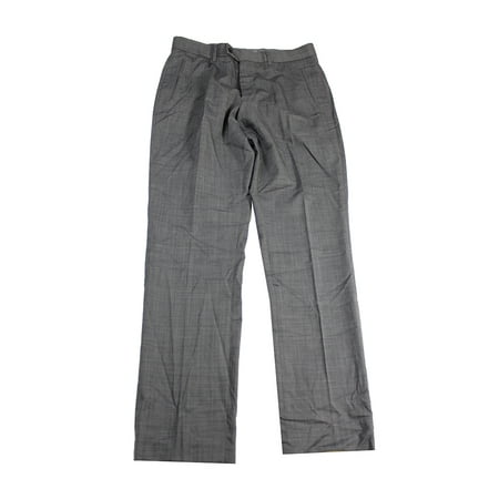 Portfolio Grey Pinpoint Dress Pants 34W-32L