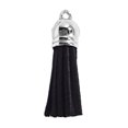 thumbnail image 3 of 28 Pieces Keychain Charms Creative Delicate Keyring Pendant Tassels Simple Handbag Decor Tassel Craft Decoration DIY Accessory Black, 3 of 7