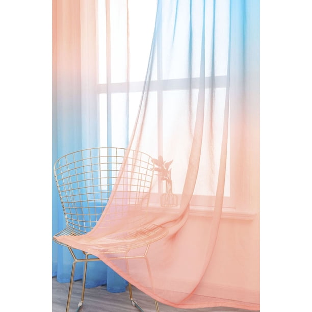 Nvzi Cortinas transparentes con textura, paneles transparentes que aportan privacidad,sala de estar, patio, puerta de vidrio (2 piezas, 78,7 x 39,3 pulgadas, A55)