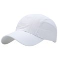 thumbnail image 2 of YAOBAMM Extended Brim Hat Summer Geometric Letter Print Extended Brim Adjustable Baseball Hat Men Women Sports Running Sunscreen Visor Mesh Patchwork Hat, 2 of 7