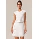 thumbnail image 1 of Conjunto de dos piezas de blusa y falda sin mangas con cuello redondo Bellabarnetten, 1 of 6