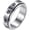 Silver,6mm, variant on Unisex Stainless Steel Turtle Animal Rotatable Rings Anxiety Fidget Finger Band for Promise Wedding