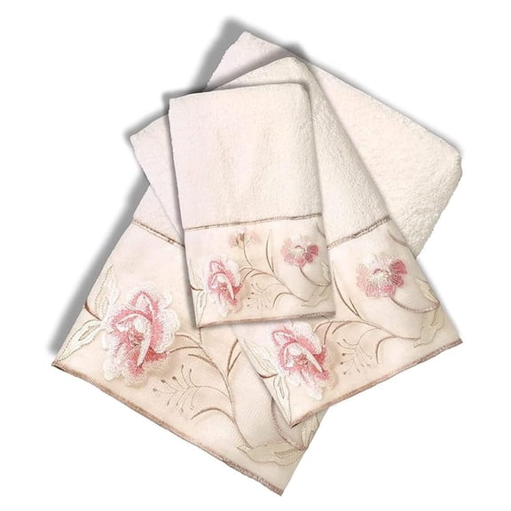 Dublin Rose, Towel Set, Beige
