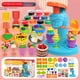 thumbnail image 3 of Máquina para hacer fideos de barro con colores de helado, juego de moldes de plastilina para hacer tú mismo, juguetes para niñas y niños de jardín de infantes, 3 of 5