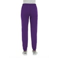 thumbnail image 4 of Elements Women's EL9315 Full Elastic Waistband Jogger Scrub Pant Eggplant Small, 4 of 5