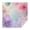 Soft Floral Watercolor, variant on Rainbow Tie Dye Ink Pattern Square Tablecloth,Waterproof Square Table Cover,Wipeable Spillproof Washable Table Cover for Home Kitchen Party Decor 42"X42"(107x107cm)