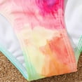 thumbnail image 6 of Fesfesfes Girls Swimsuit 4-Piece Pullover Rash Guard UPF 50+ Shorts Set Cover Up Bathing Suit Size 8-12 Years Two Piece Set Short Sleeve, 6 of 6